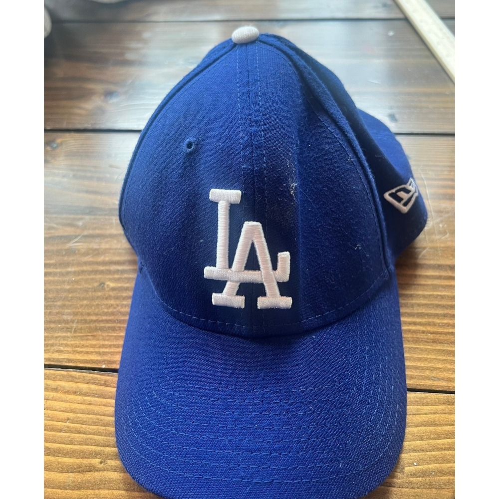 New Era 39THIRTY Los Angeles Dodgers Hat Mens‎ Medium-Large Blue LA Baseball Cap